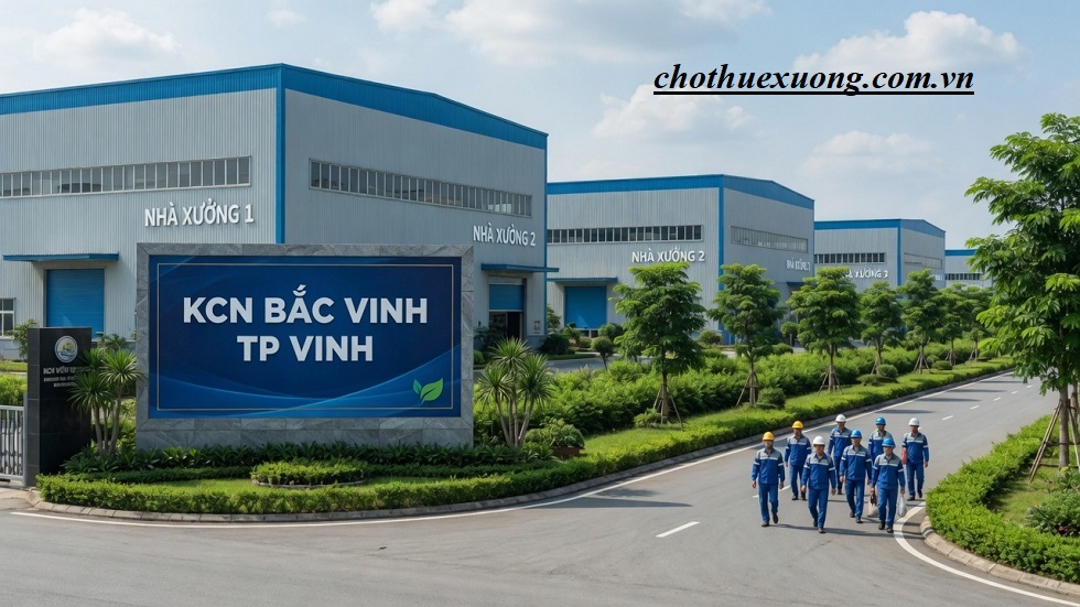 KCN Bắc Vinh Nghệ An: Khu công nghiệp phát triển năng động